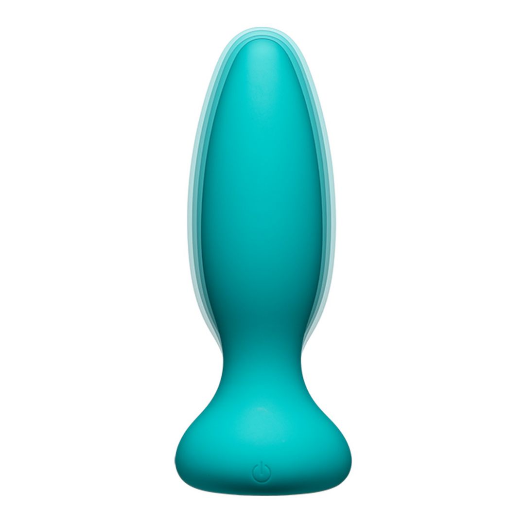 Doc Johnson Vibe - Plug anal de silicona con control remoto - Verde