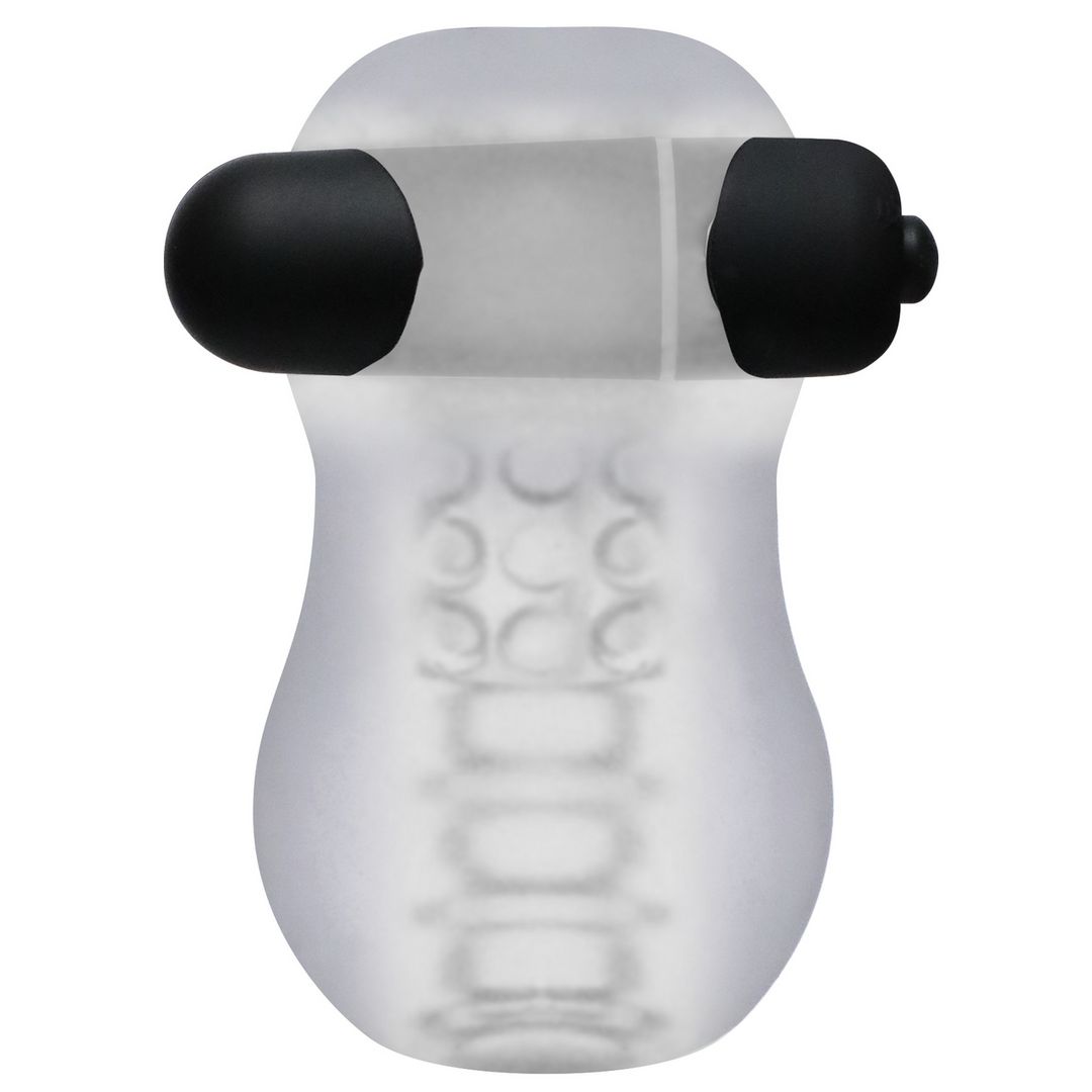 Doc Johnson GoodHead - Helping Head Pro - Masturbador vibrador - Transparente