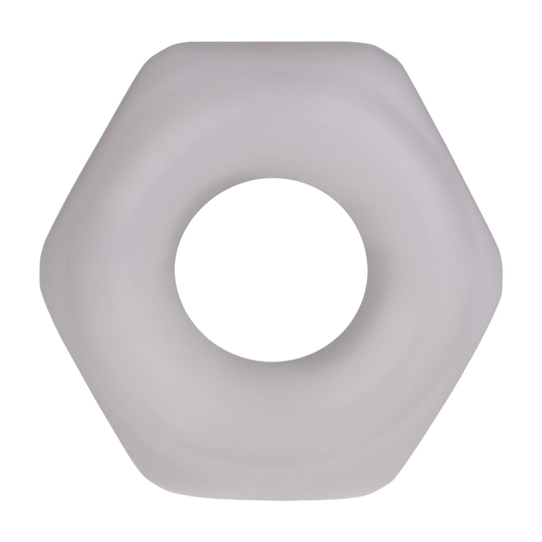 Doc Johnson The Nutt - Cockring de silicona con forma de tornillo