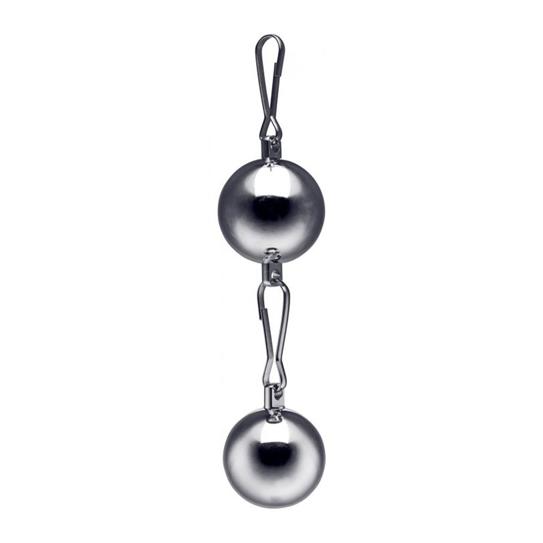 XR Brands Oppressor's Orb - Peso testicular con punto de anclaje