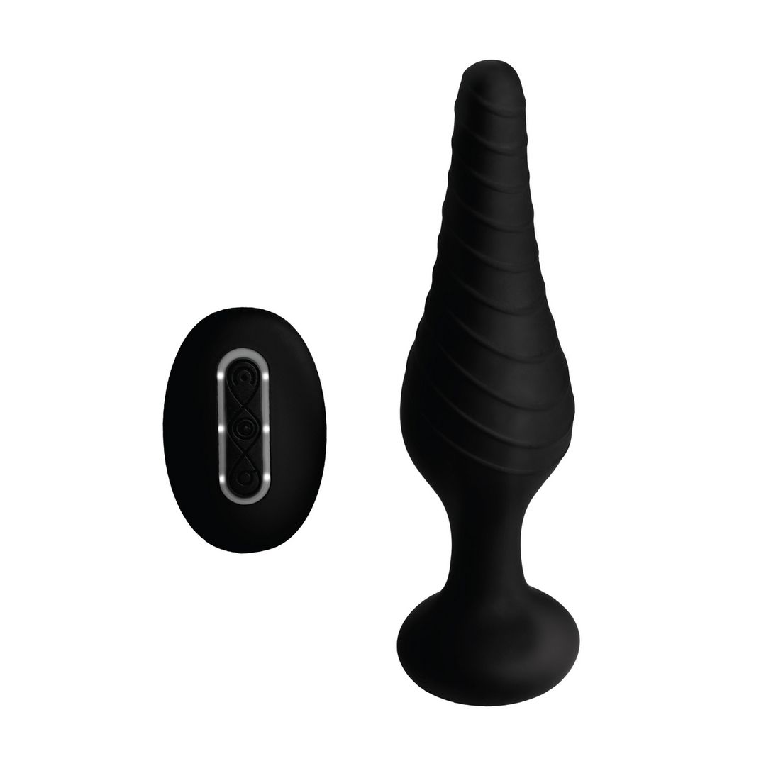 XR Brands Plug Anal Vibrador de Silicona con Control Remoto