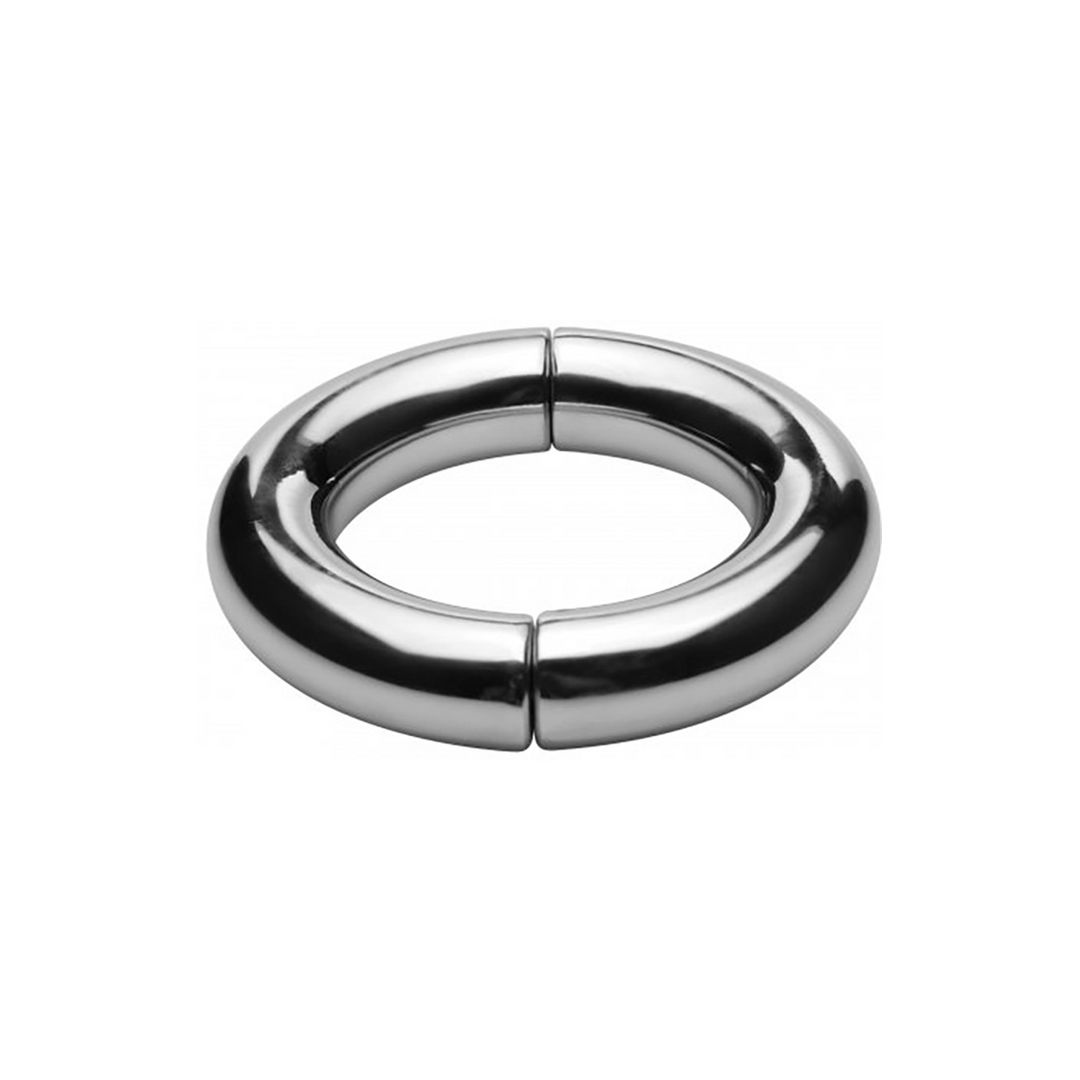 XR Brands Mega Magnetize - Cockring de acero inoxidable magnético - 4,4 cm