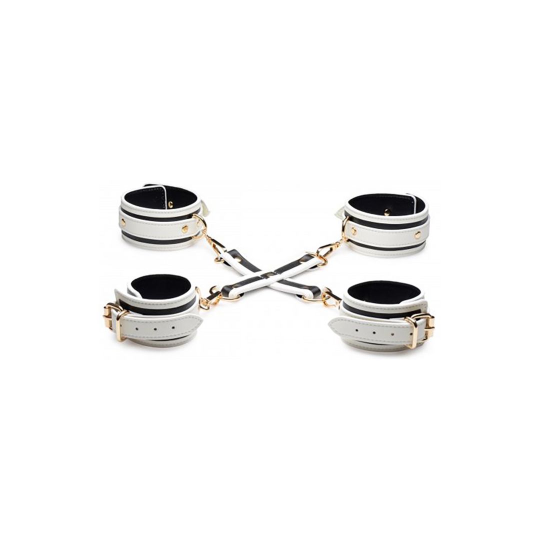 XR Brands Kink in the Dark - Set Hogtie que brilla en la oscuridad