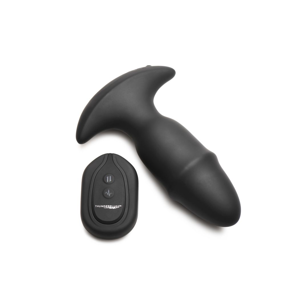 XR Brands Butt Slider - Plug de silicona con anillo deslizante - Negro