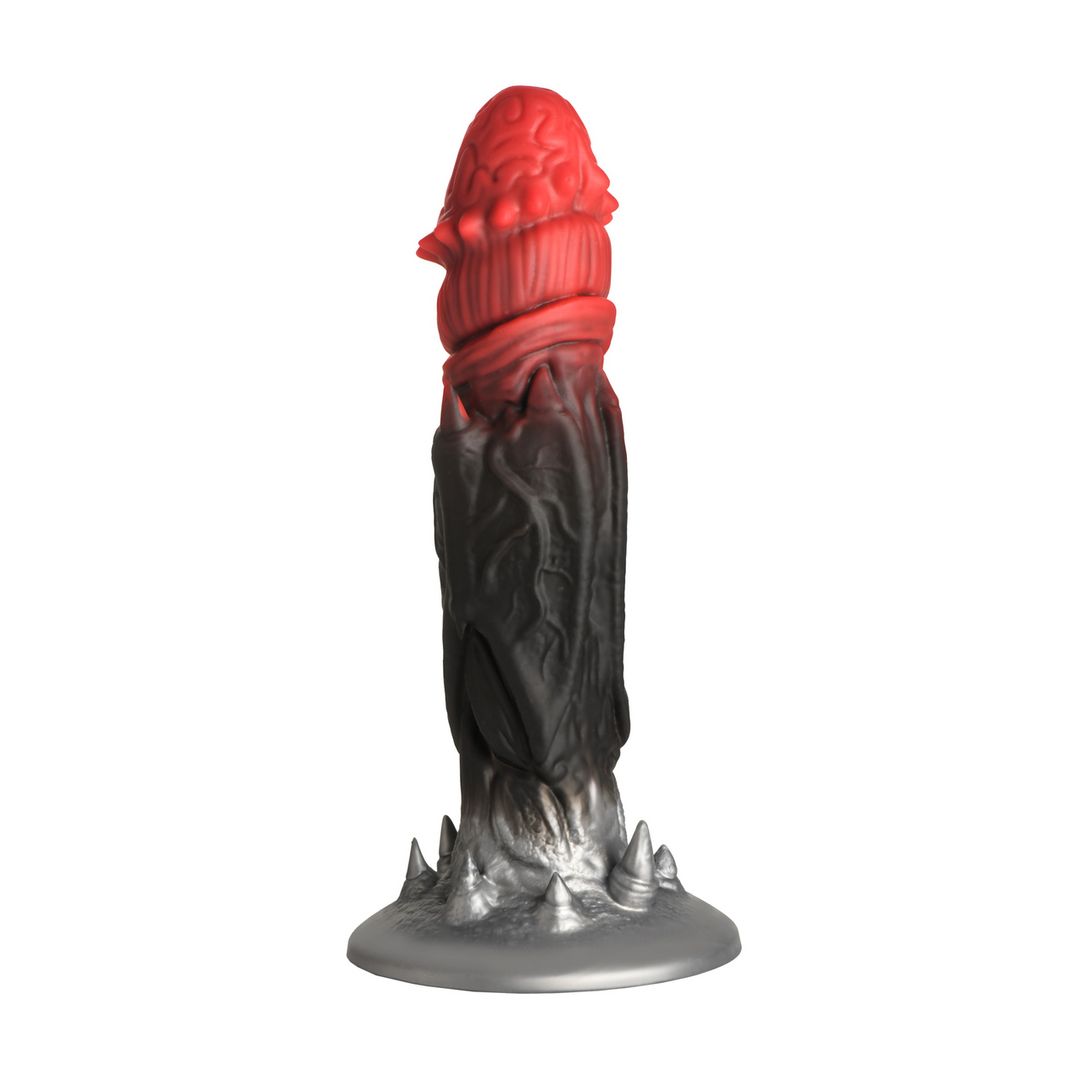 XR Brands Count Cockula - Dildo de silicona - Rojo/Negro