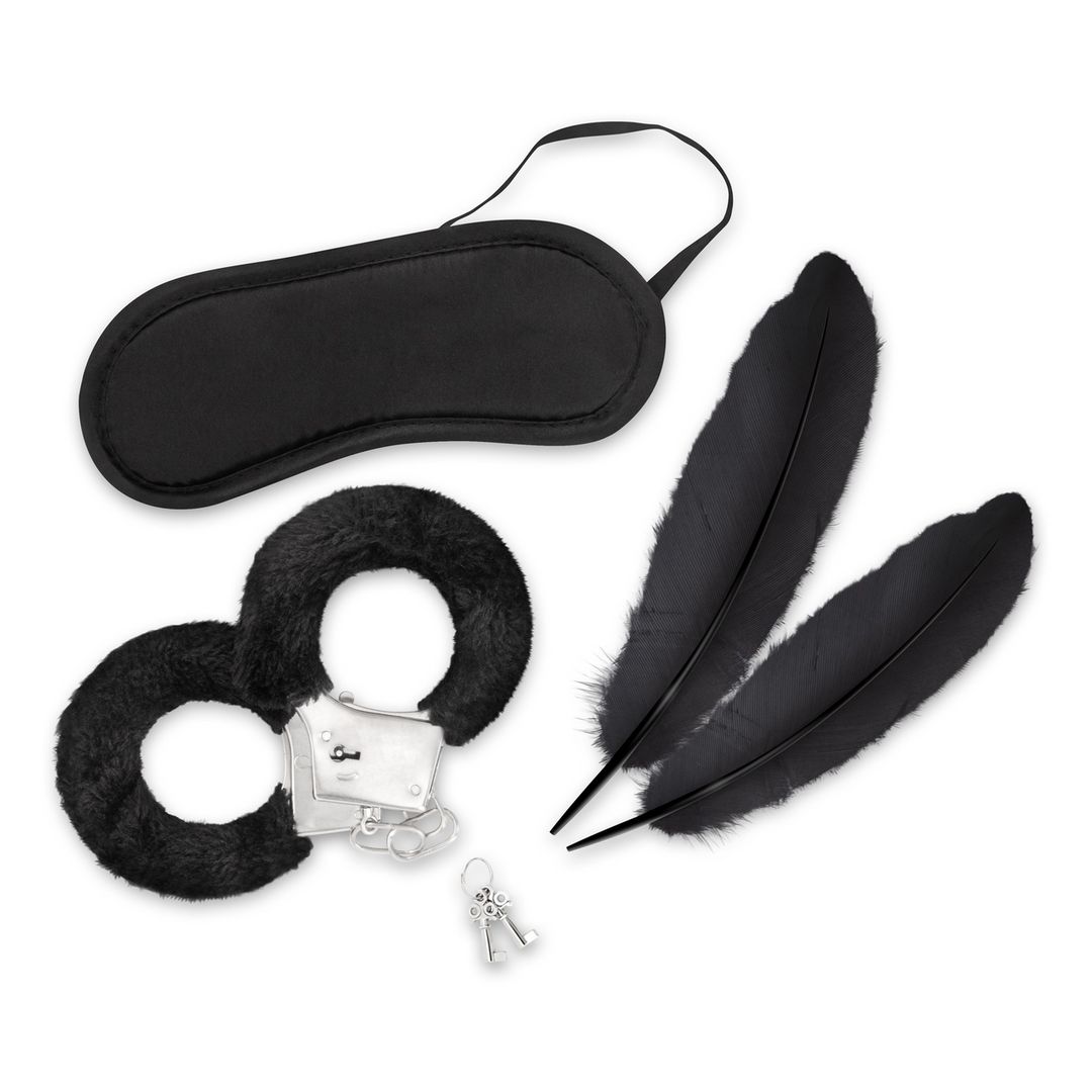 Crushious Lover's Dream - Kit de bondage de 4 piezas para principiantes - Negro