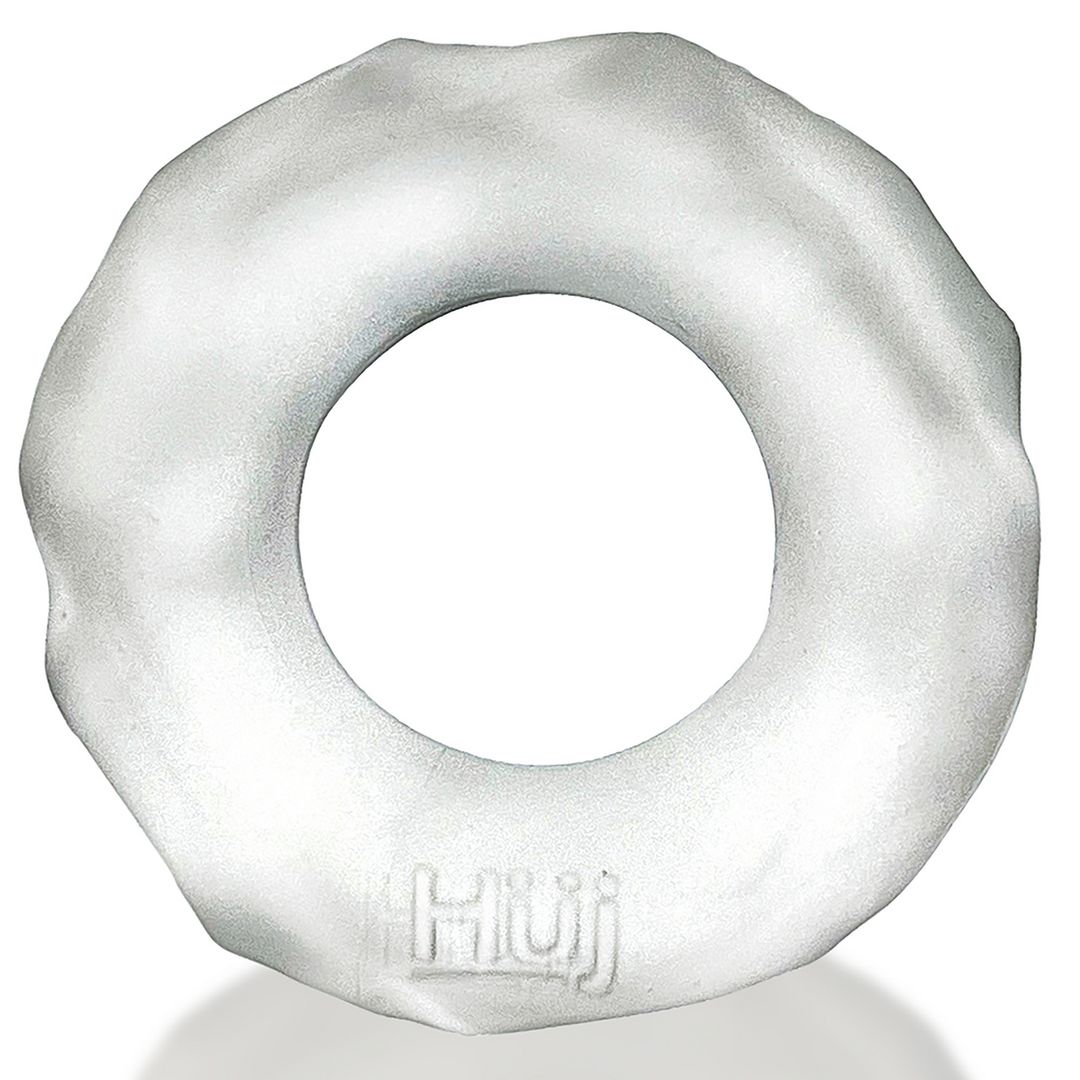 Hunkyjunk Fractal - Cockring táctil - Clear Ice