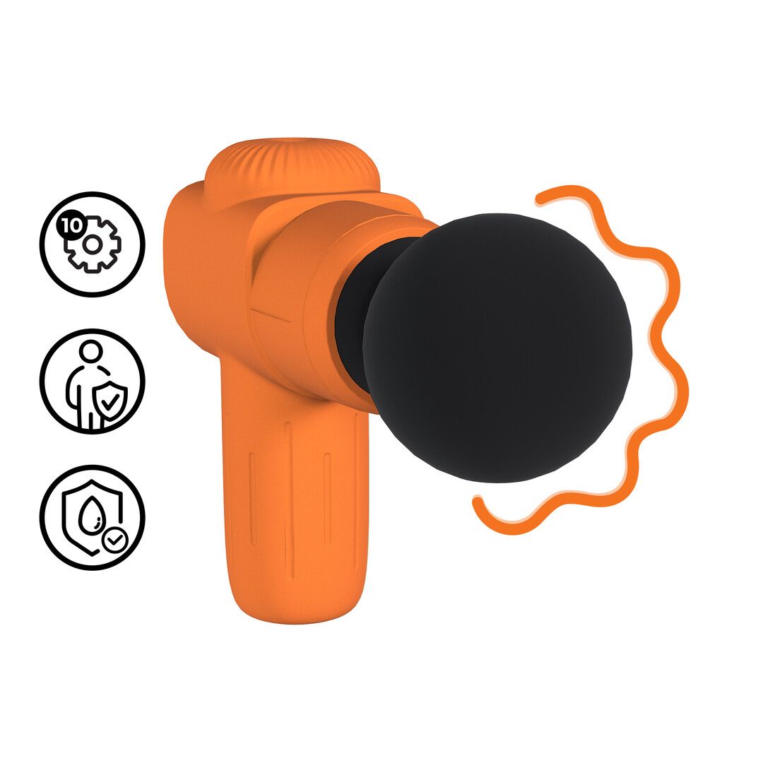 Loveline Mini Microboost Masajeador recargable - Naranja