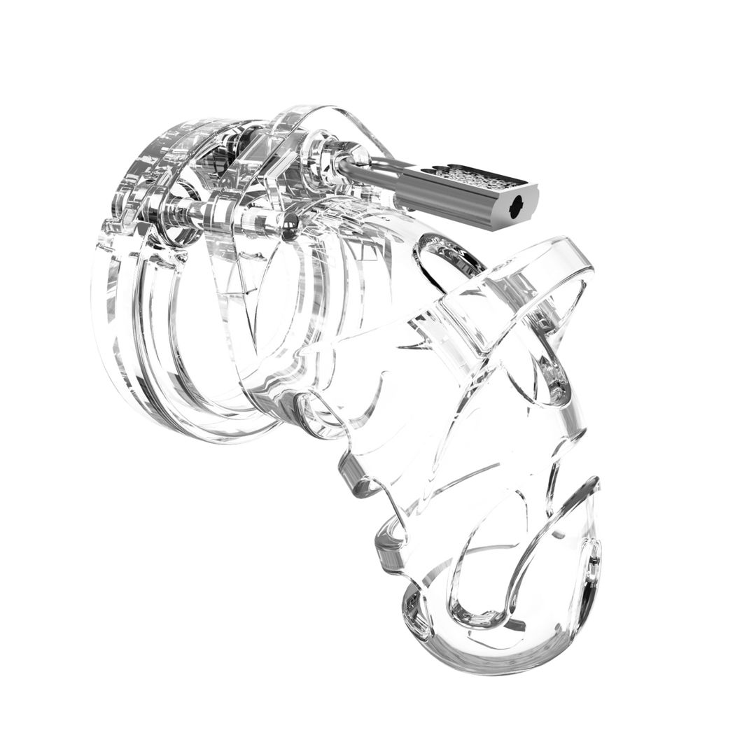 ManCage Model 25 - Jaula de castidad - 9 cm - Transparente