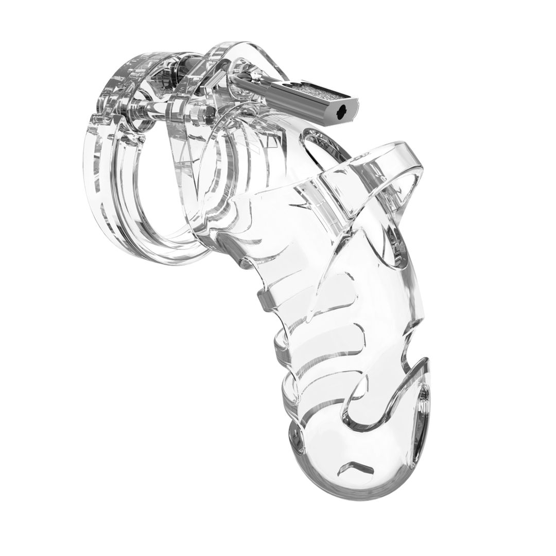 ManCage Model 26 - Jaula de castidad - 11,5 cm - Transparente