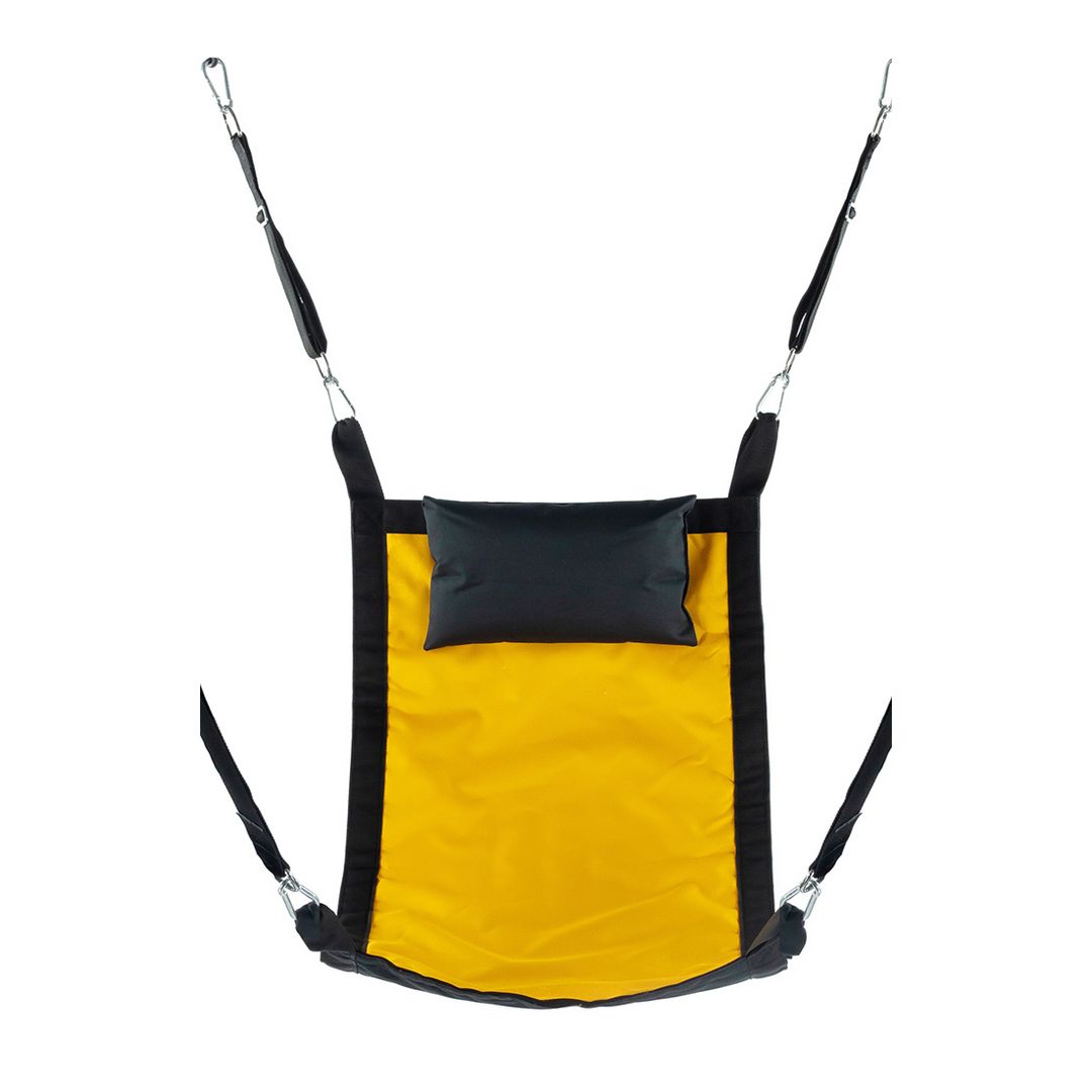 Mr. Sling Sling de lona rectangular con 4 puntos - Amarillo