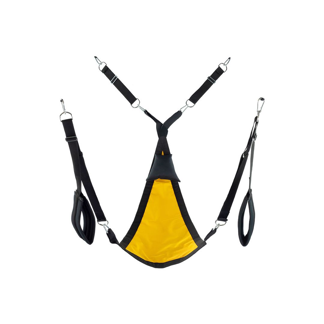 Mr. Sling Triangle Canvas Sling con 3 o 4 puntos - Amarillo