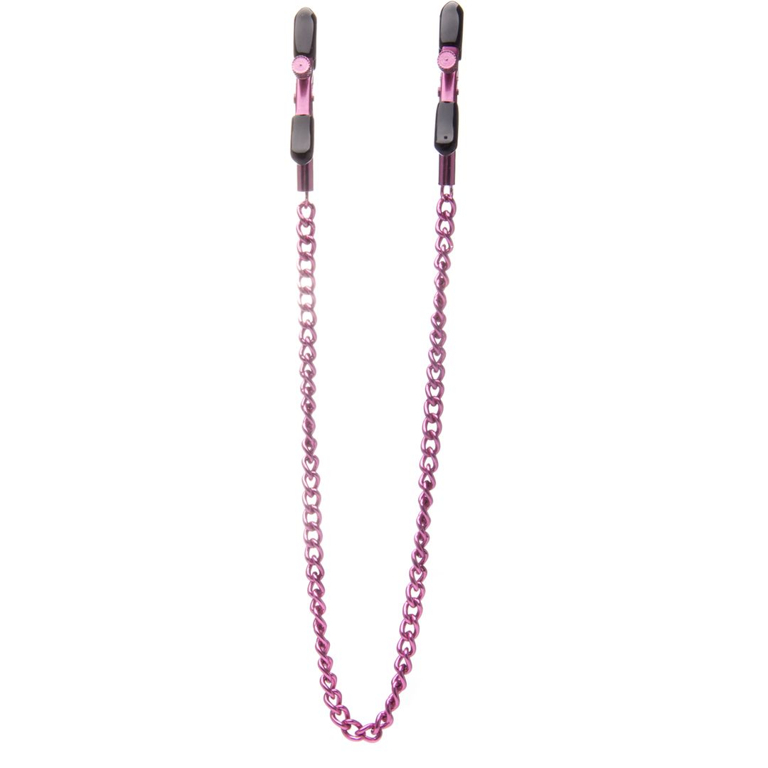 Ouch! Pinzas para pezones ajustables con cadena