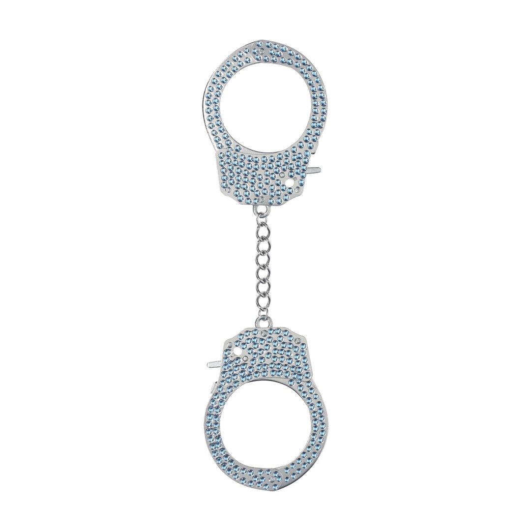 Ouch! Heavy-Duty Diamond Esposas - Azul