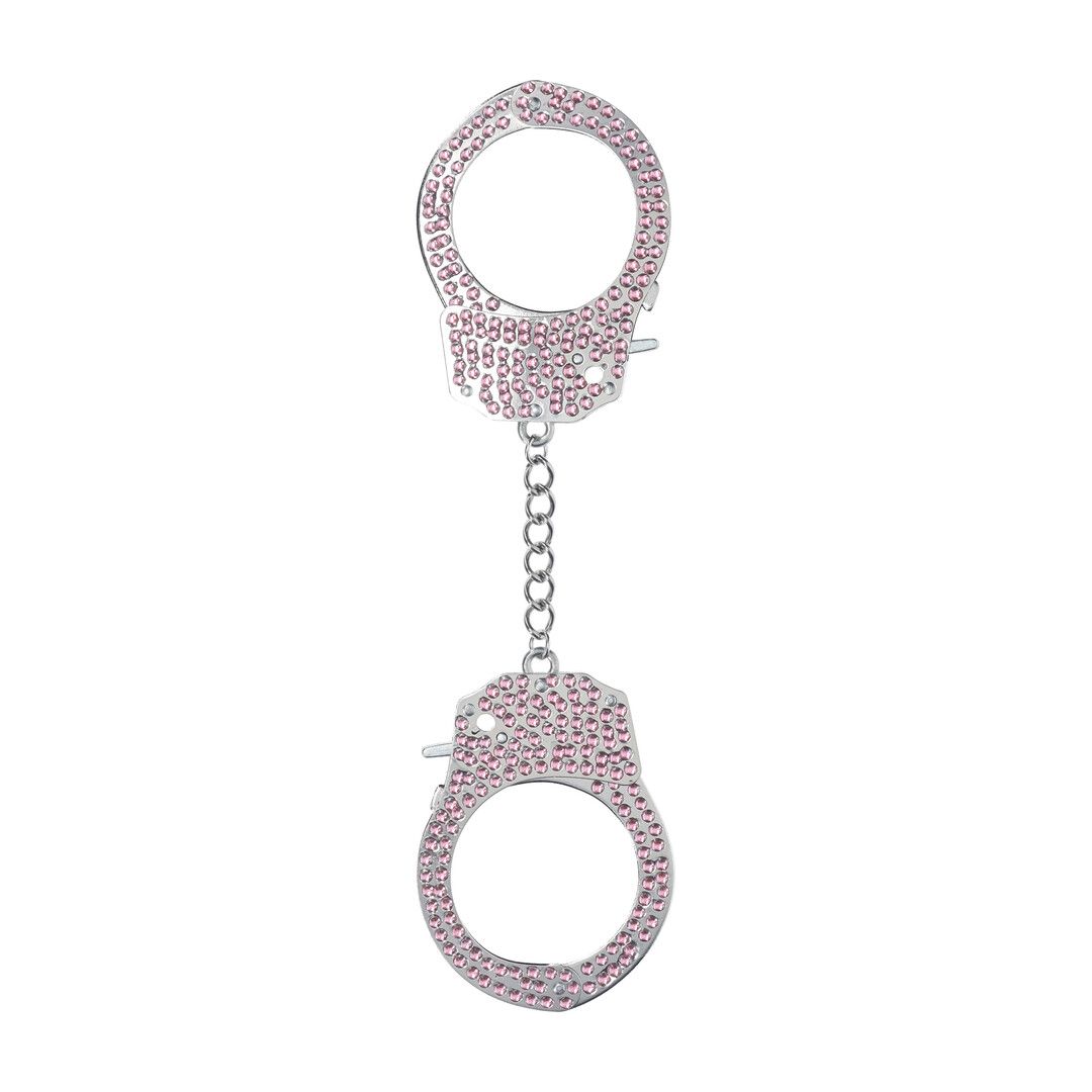 Ouch! Esposas Heavy-Duty Diamond - Rosa
