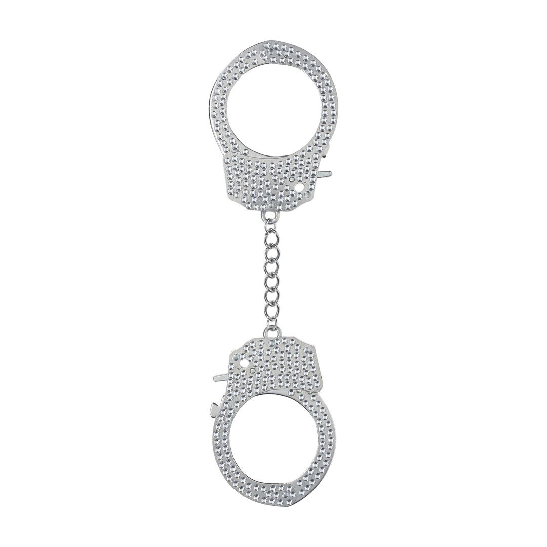 Ouch! - Esposas Heavy-Duty Diamond acero plateado