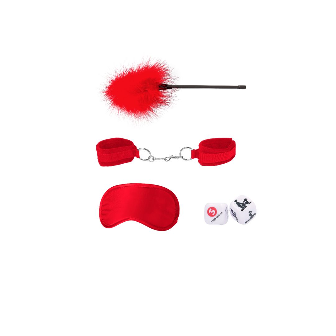 Ouch! Kit de bondage de iniciación #2 - Rojo