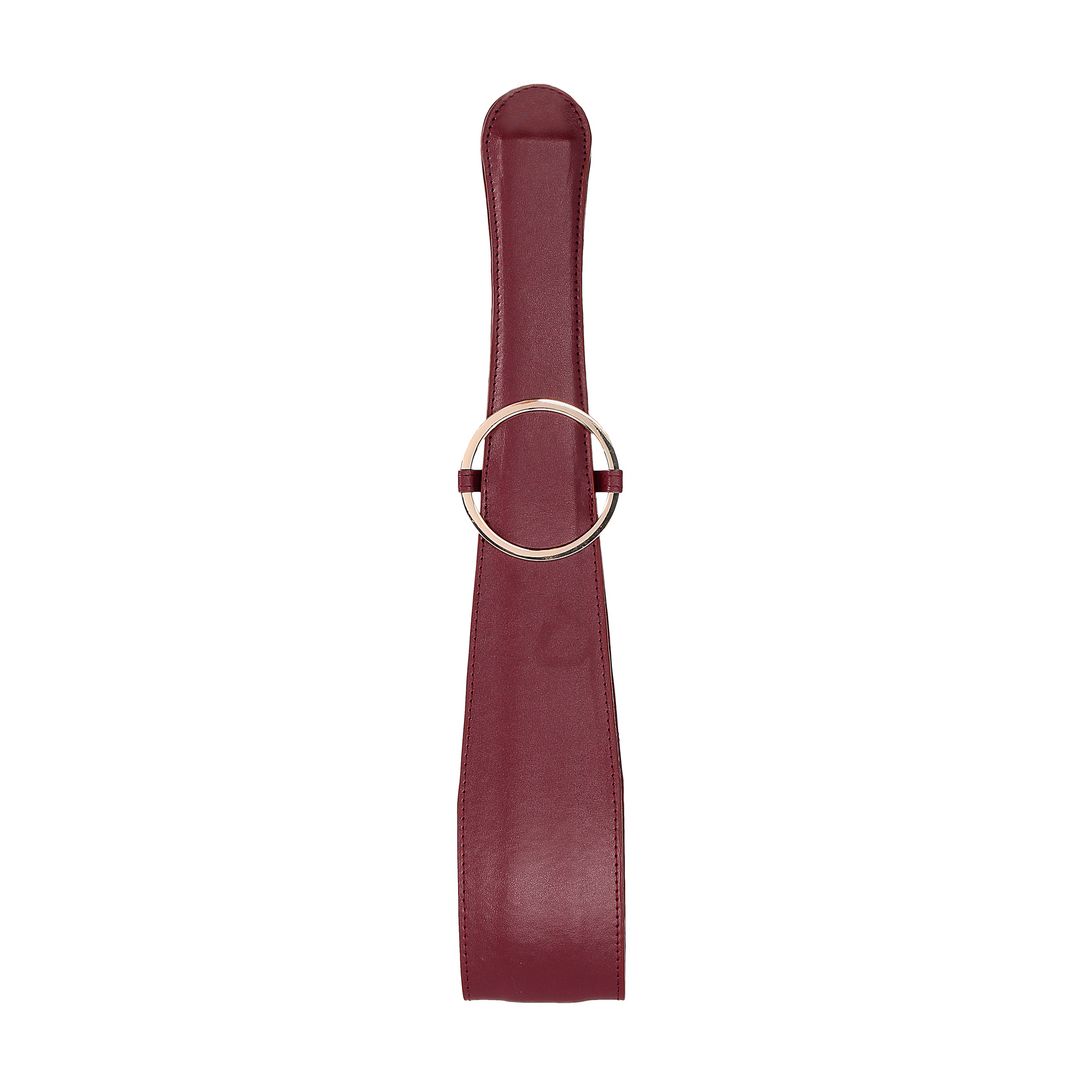 Ouch! Flogger Halo Belt con detalles dorados