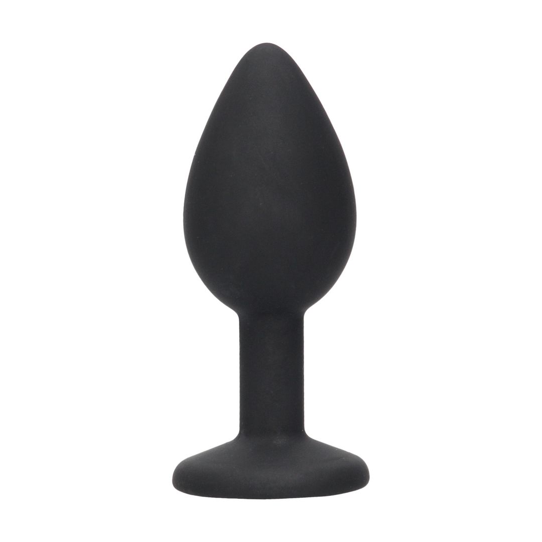 Ouch! Plug anal de silicona con joya extraíble