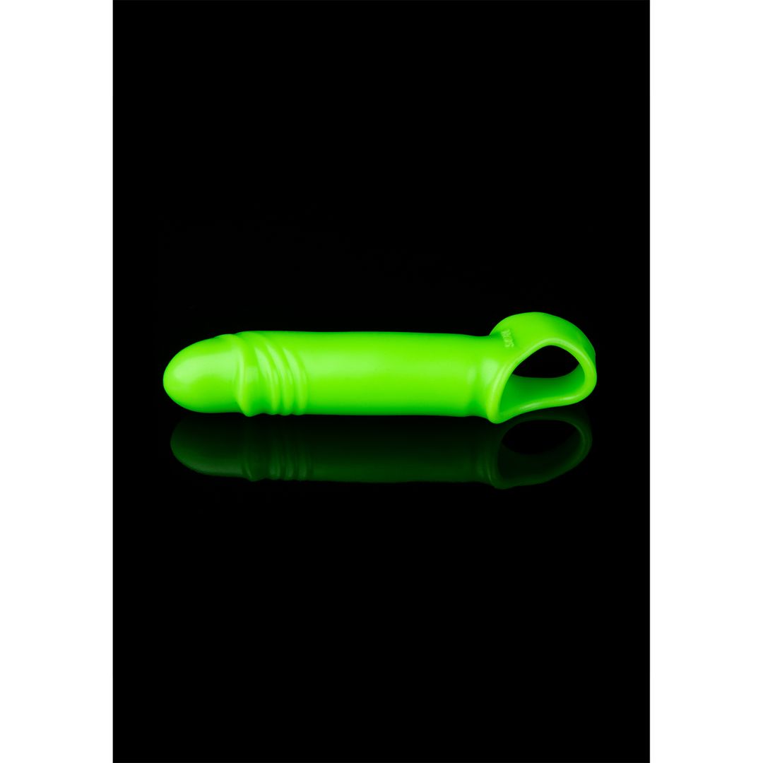 Ouch! Funda de pene suave extensible - Brilla en la oscuridad