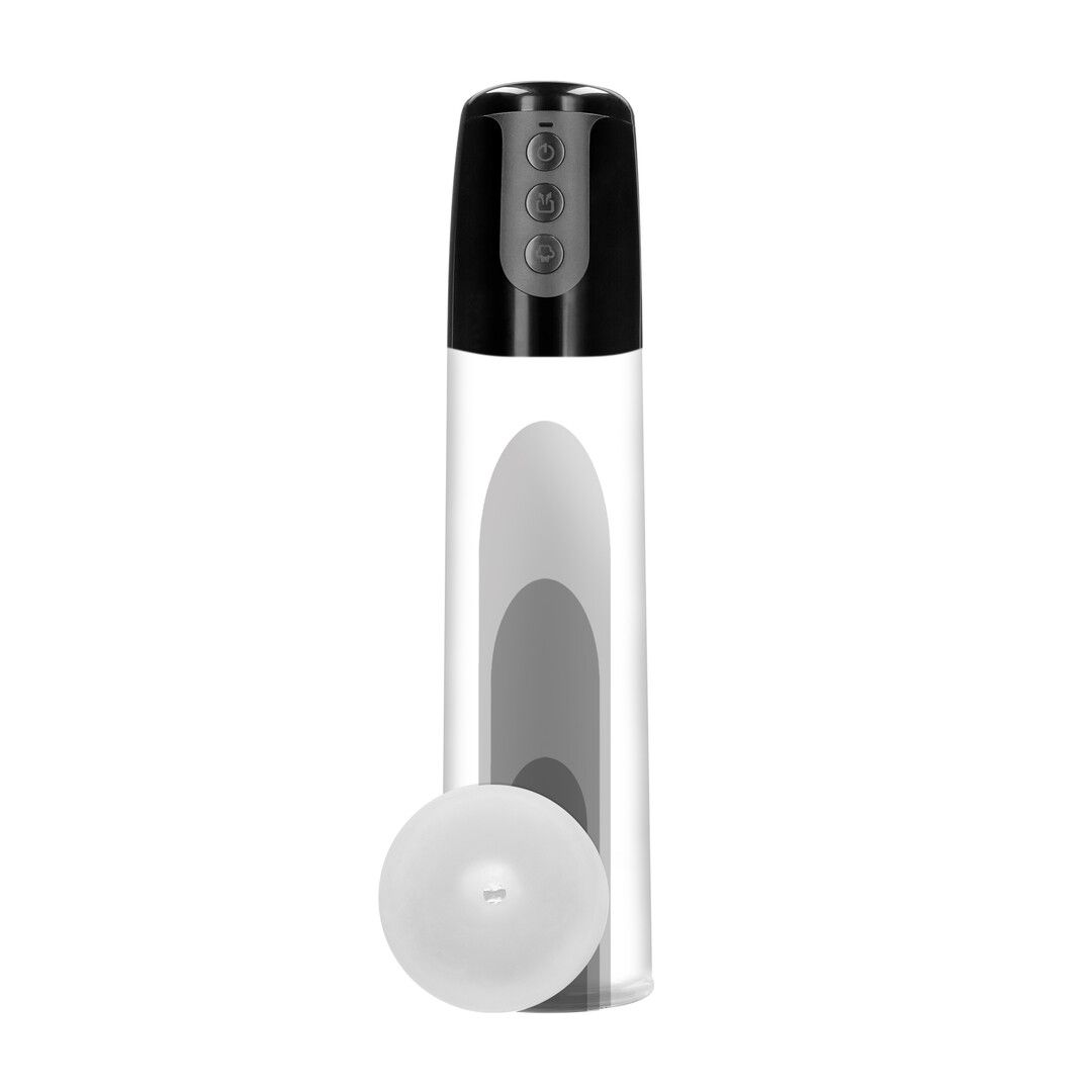 Pumped Automatic Cyber Pump - Bomba automática con funda de masturbación