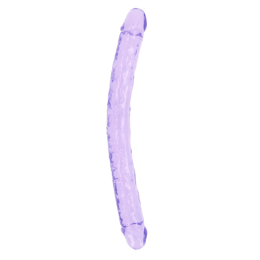 RealRock Dildo doble realista - 45 cm - Morado
