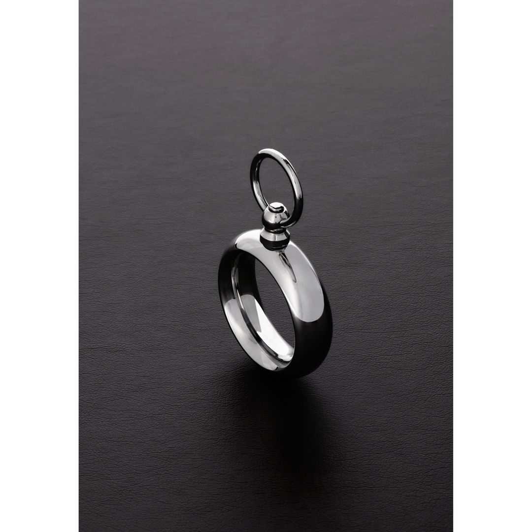 Steel by Shots Donut Cockring de acero con O-Ring - 15 x 8 x 35 mm