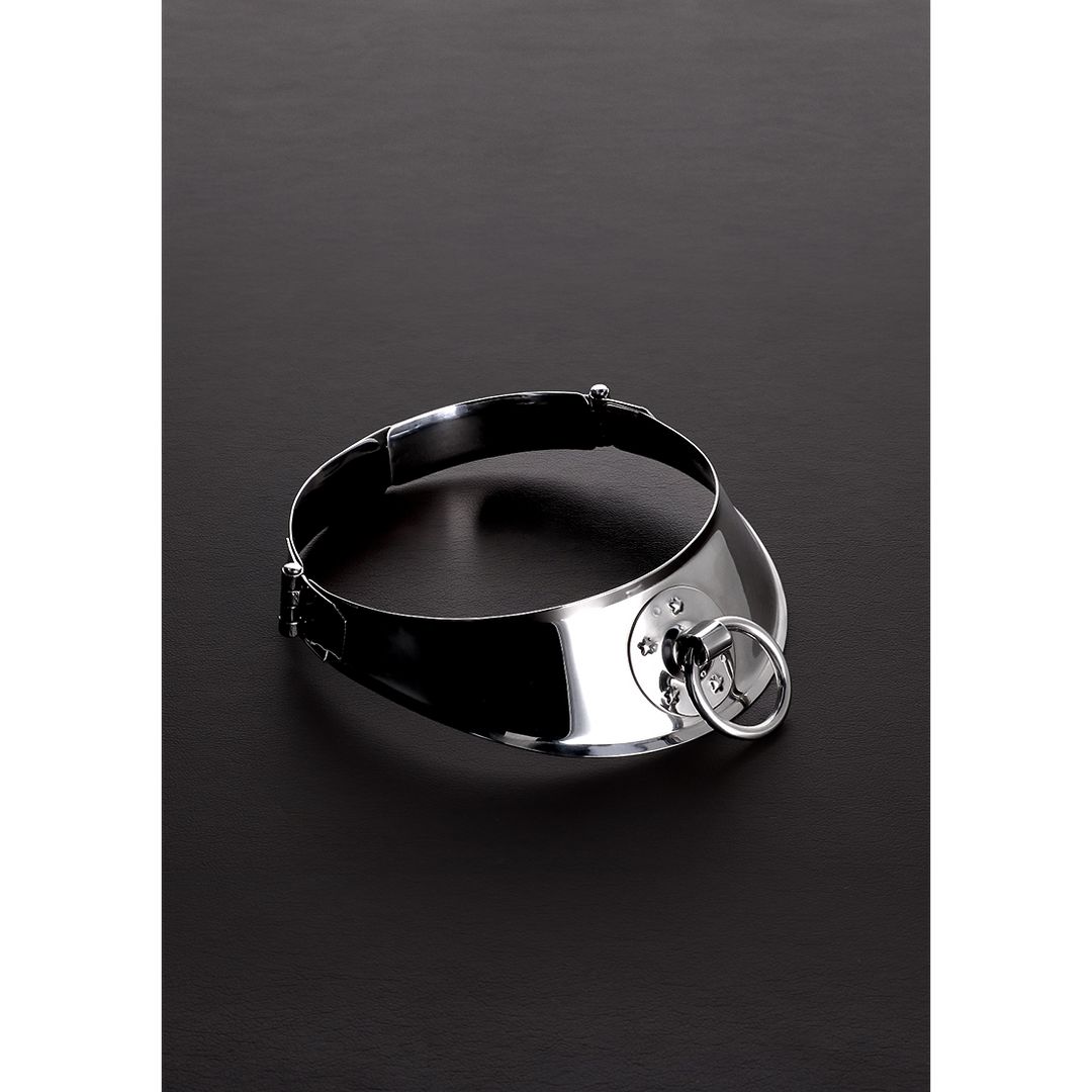 Collar de acero para hombre con cierre - 38 cm