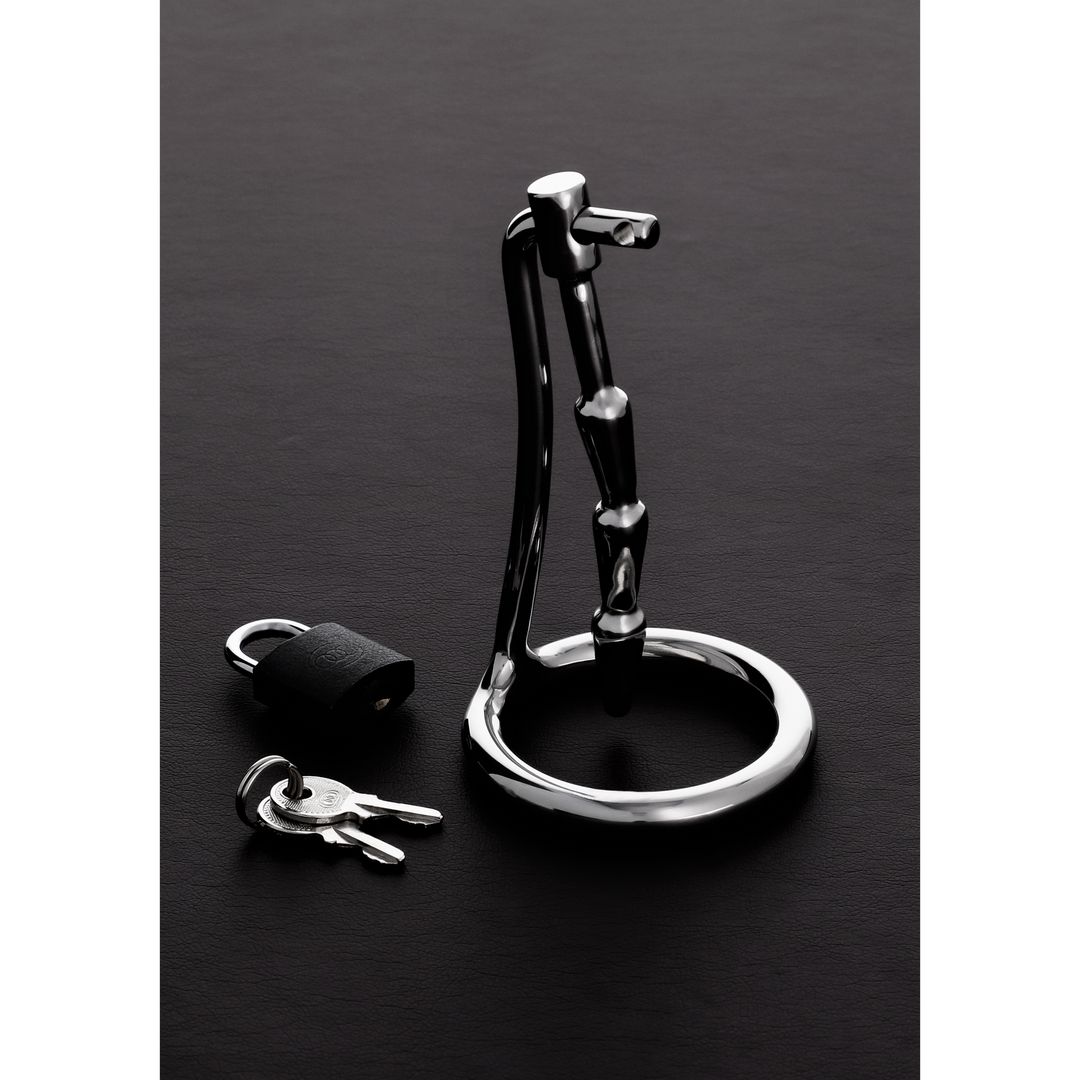 Steel The Humped Cock Trap - Jaula de castidad - 45mm