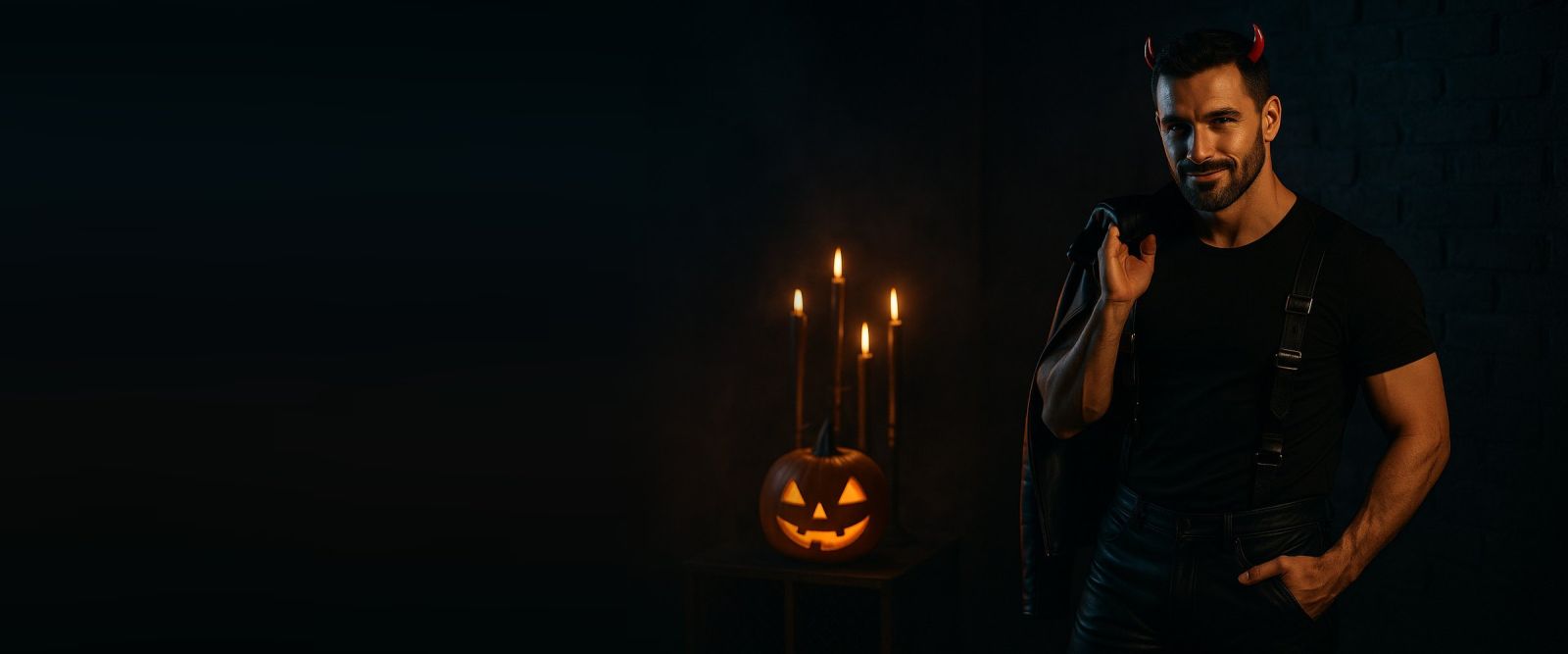 Halloween en cuero y goma