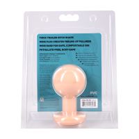 Doc Johnson The Classic - Plug anal redondo - Mediano - Crema, imagen 3