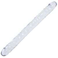 Doc Johnson Crystal Jellies Dildo Doble - 45 cm