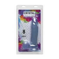 Doc Johnson Crystal Jellies Dildo realista con testículos - 20 cm, imagen 2