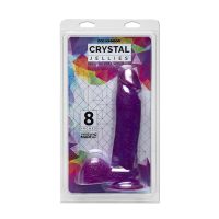 Doc Johnson Crystal Jellies Dildo realista con testículos - Dildo con ventosa - 20 cm, imagen 2