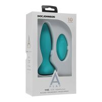 Doc Johnson Vibe - Plug anal de silicona con control remoto - Verde, imagen 2