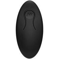 Doc Johnson Vibe - Plug anal de silicona con control remoto - Negro Avanzado, imagen 3