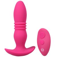 Doc Johnson Rise - Plug anal de silicona con control remoto