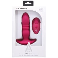 Doc Johnson Rise - Plug anal de silicona con control remoto, imagen 3