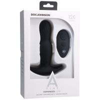Doc Johnson Expander - Plug anal de silicona con control remoto - Negro, imagen 2