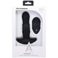 Doc Johnson Expander - Plug anal de silicona con control remoto - Negro, imagen 3