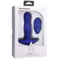 Doc Johnson Expander - Plug anal de silicona con control remoto - Azul, imagen 2