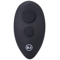 Doc Johnson Shaker - Plug anal de silicona con cuentas y control remoto - Negro, imagen 6