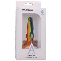 Doc Johnson Groovy - Plug anal de silicona - 10 cm, imagen 2