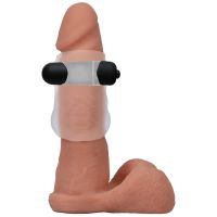 Doc Johnson GoodHead - Helping Head Pro - Masturbador vibrador - Transparente, imagen 6
