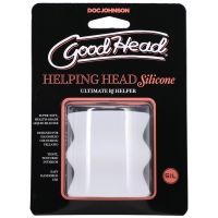 Doc Johnson Helping Head Silicone - Masturbador manga - Transparente, imagen 2