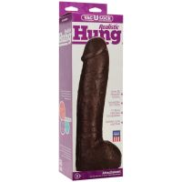 Doc Johnson Realistic Hung - Dildo realista - 32 cm - Marrón, imagen 2