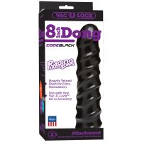 Doc Johnson CodeBlack - Dildo Raging Hard - 20 cm, imagen 2