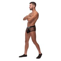 Male Power Bóxer mini con cockring - M - Negro, imagen 2