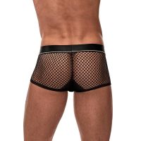Male Power Bóxer mini con cockring - M - Negro, imagen 4