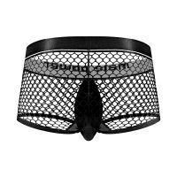 Male Power Bóxer mini con cockring - M - Negro, imagen 6